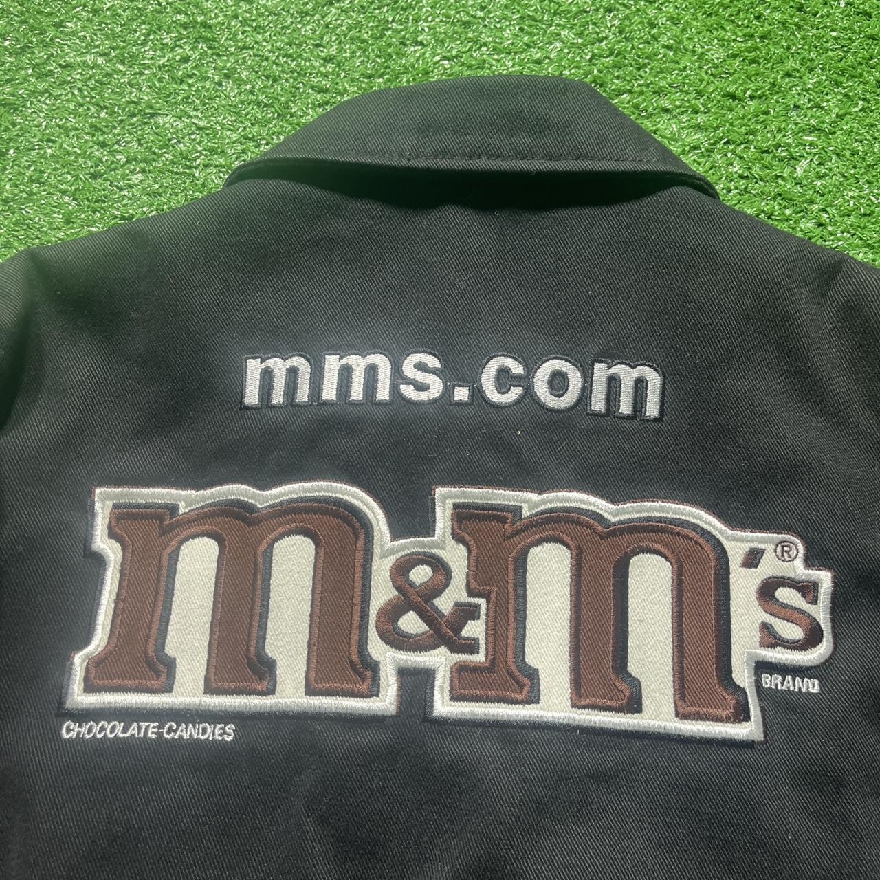 Vintage 90s Cropped NASCAR Jeff Hamilton Racing Jacket M&M's Elliot Sadler Coca-Cola Ford Mac Tools Snickers JH Design Bomber