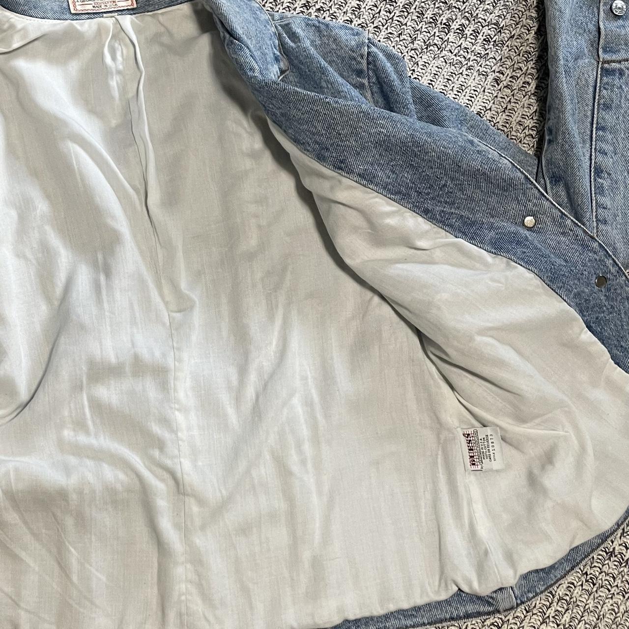 Vintage 80s GUESS Marty Mcfly Denim Jacket Georges Marciano Bedazzled American Trucker Jean Bomber