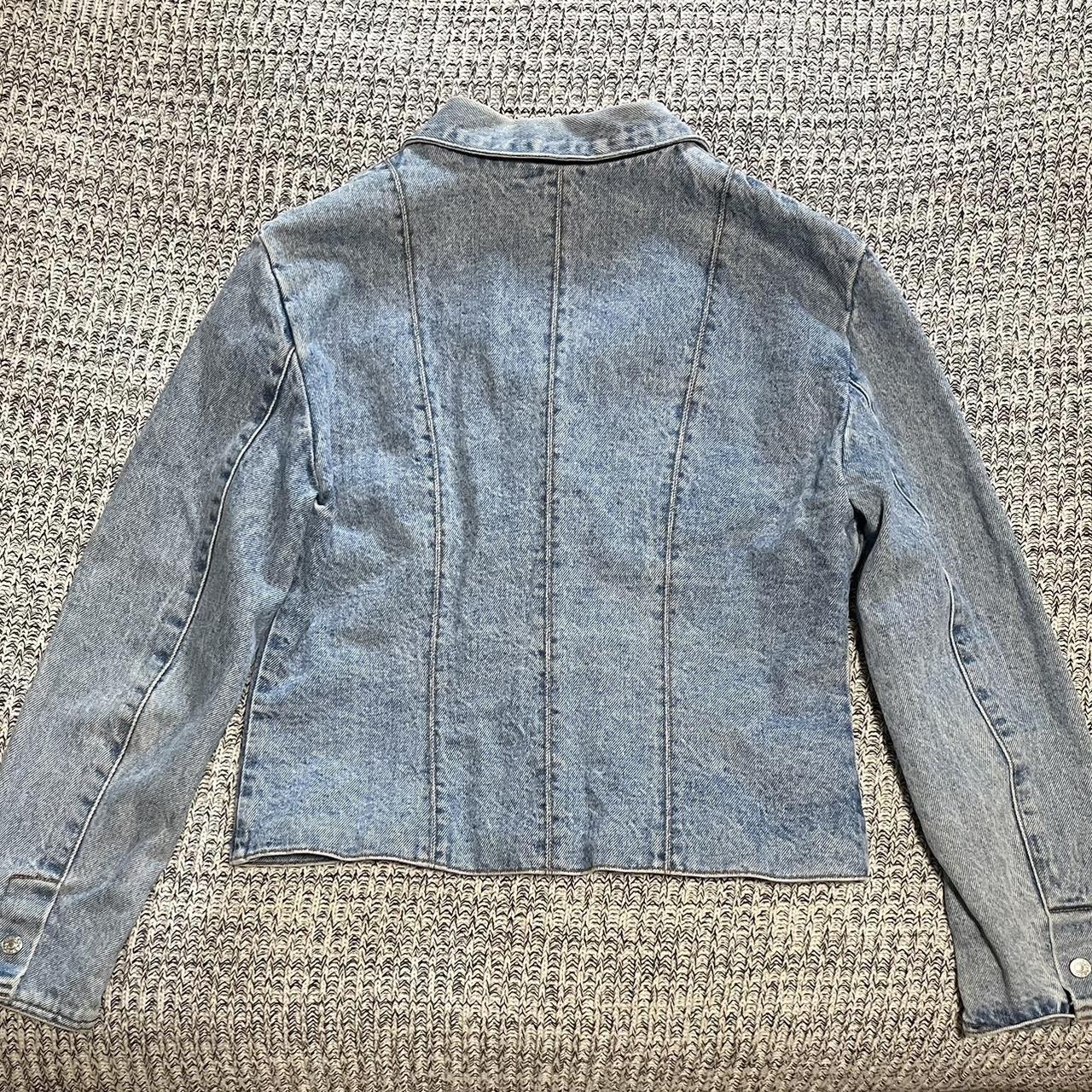 Vintage 80s GUESS Marty Mcfly Denim Jacket Georges Marciano Bedazzled American Trucker Jean Bomber