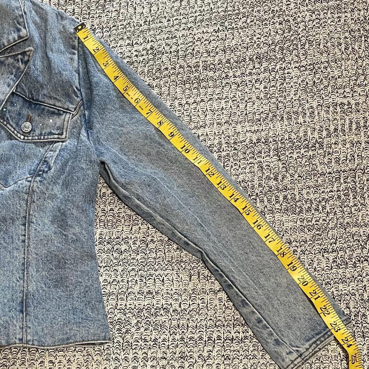 Vintage 80s GUESS Marty Mcfly Denim Jacket Georges Marciano Bedazzled American Trucker Jean Bomber