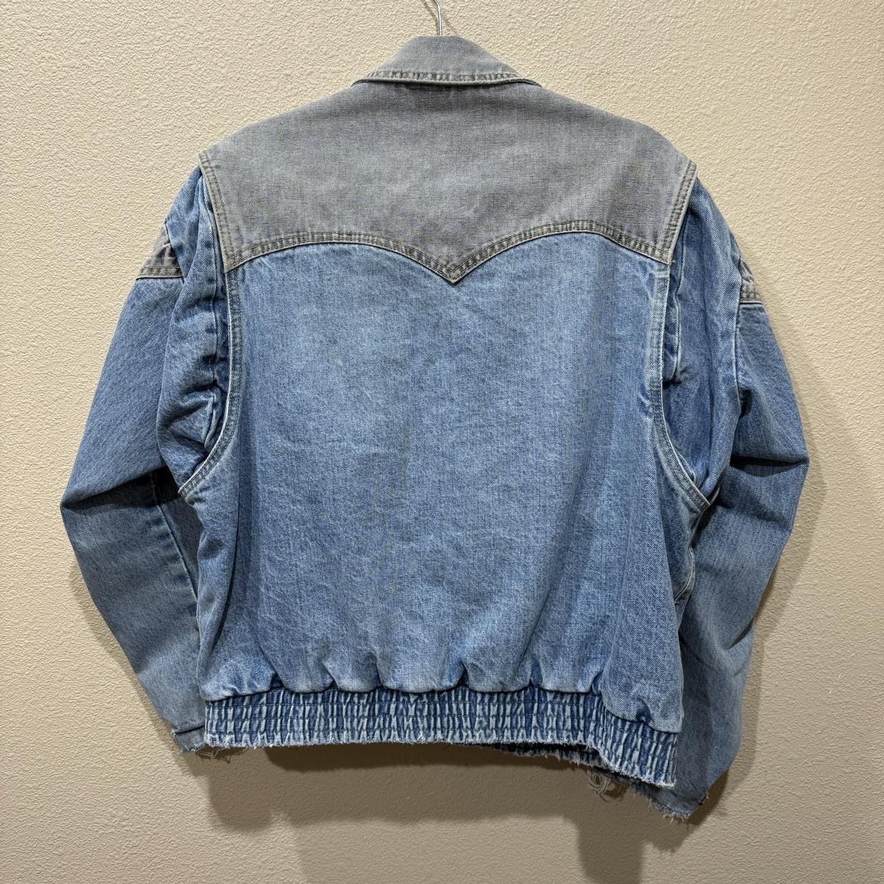 Vintage 80s GUESS Marty Mcfly Denim Jacket USA Georges Marciano American Trucker Jean Jacket