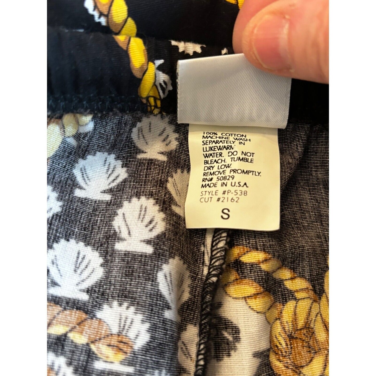 Vintage 90s Baroque Style All Over Print Parachute Hippie Genie Pants