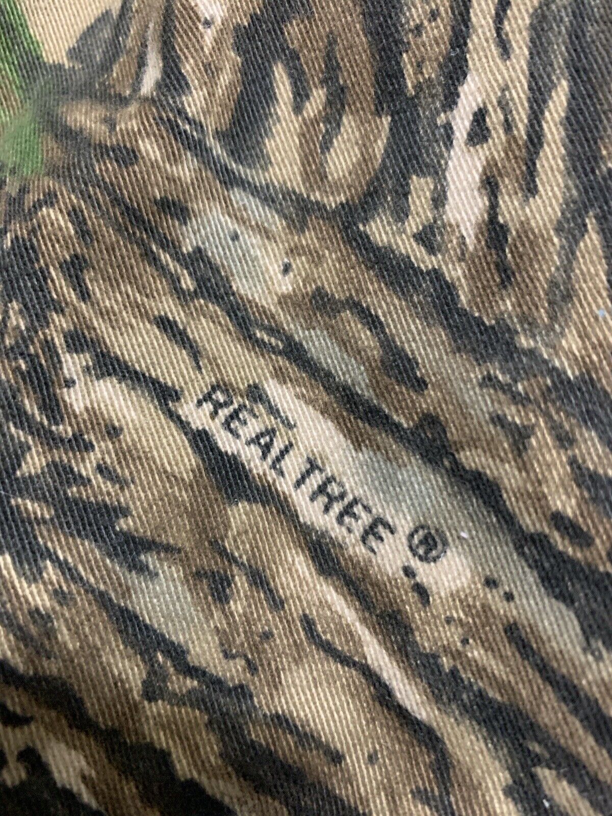 Vintage 90s Realtree Camo Jacket Quilted Lined Cotton Leather Suede Sleeve Bomber