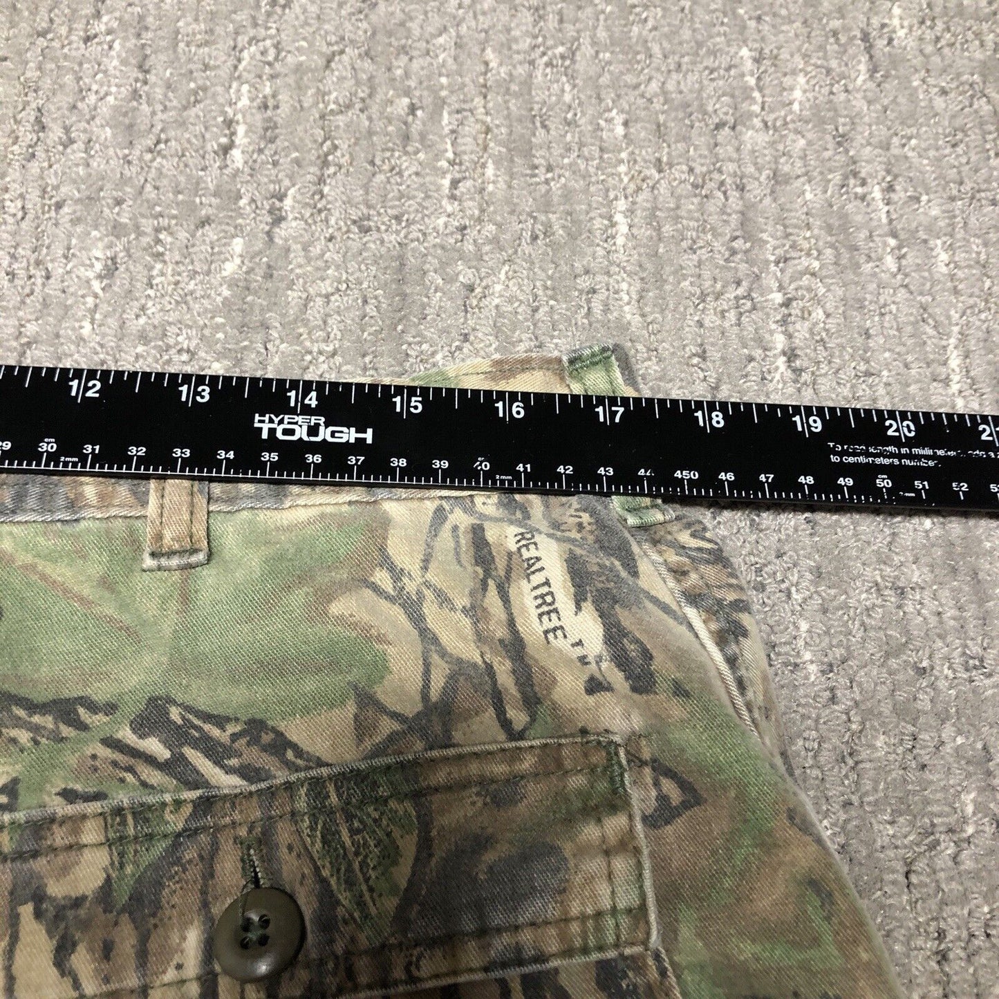 Vintage 90s Realtree Camo Cargo Pants 36x32 Hunting Skater Baggy USA