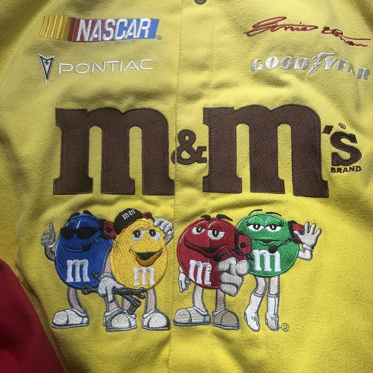 Vintage 90s NASCAR Jeff Hamilton Racing Jacket M&M's Ken Schrader Goodyear Pontiac #36 JH Design Bomber