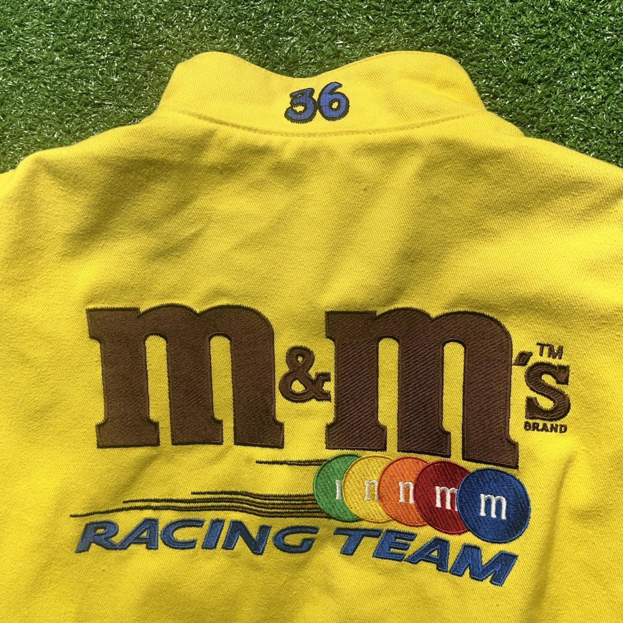 Vintage 90s NASCAR Jeff Hamilton Racing Jacket M&M's Ken Schrader Goodyear Pontiac #36 JH Design Bomber