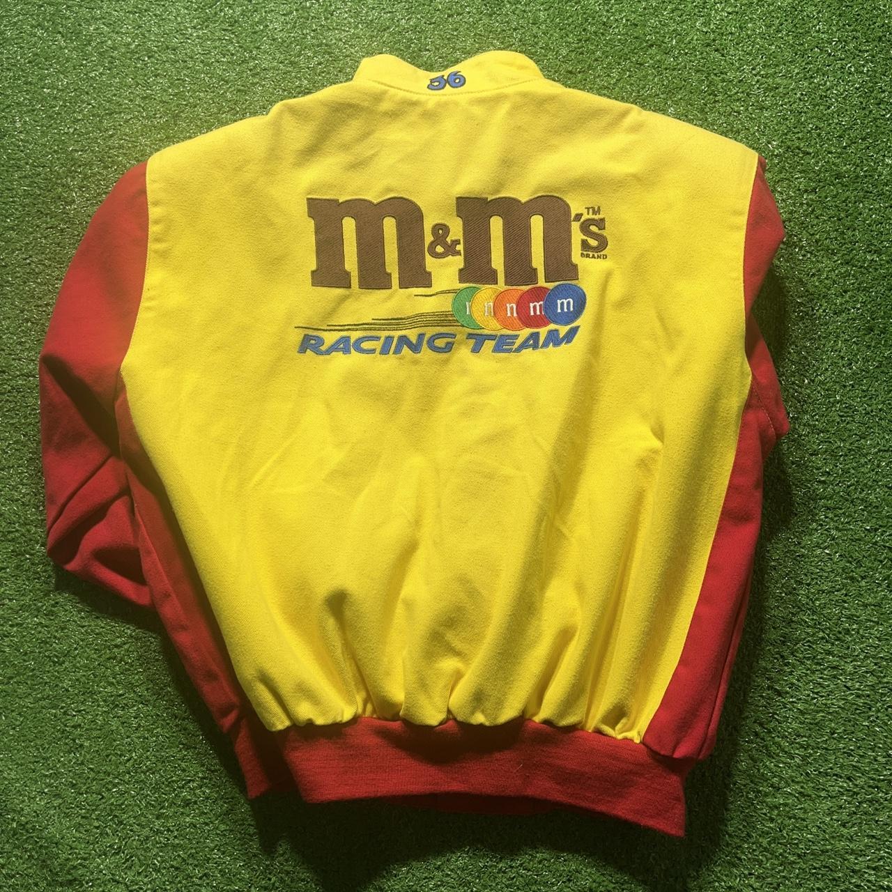 Vintage 90s NASCAR Jeff Hamilton Racing Jacket M&M's Ken Schrader Goodyear Pontiac #36 JH Design Bomber