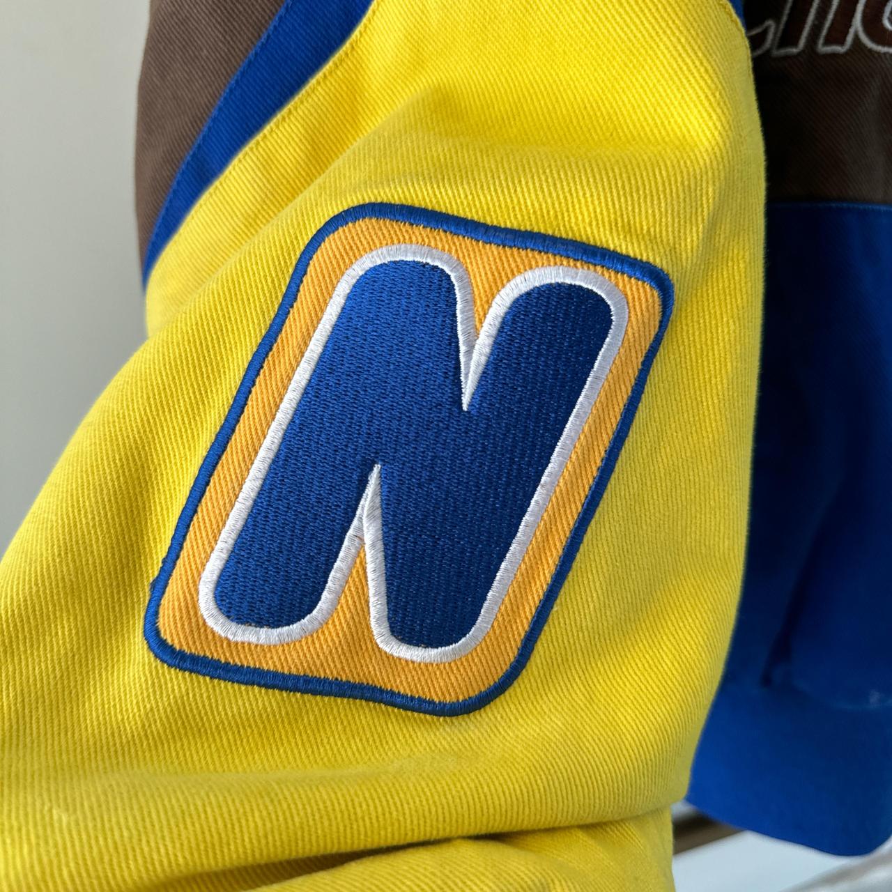 Rare Vintage 90s Jeff Hamilton Nestle Nesquik Racing Jacket JH Design Bomber