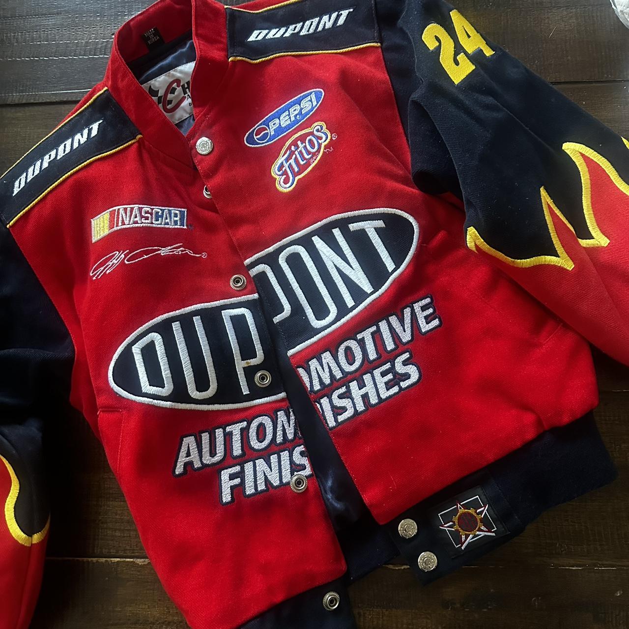 Vintage Y2K NASCAR Dupont Racing Jacket Jeff Gordon Pepsi Fritos #24 Chase Authentics Bomber