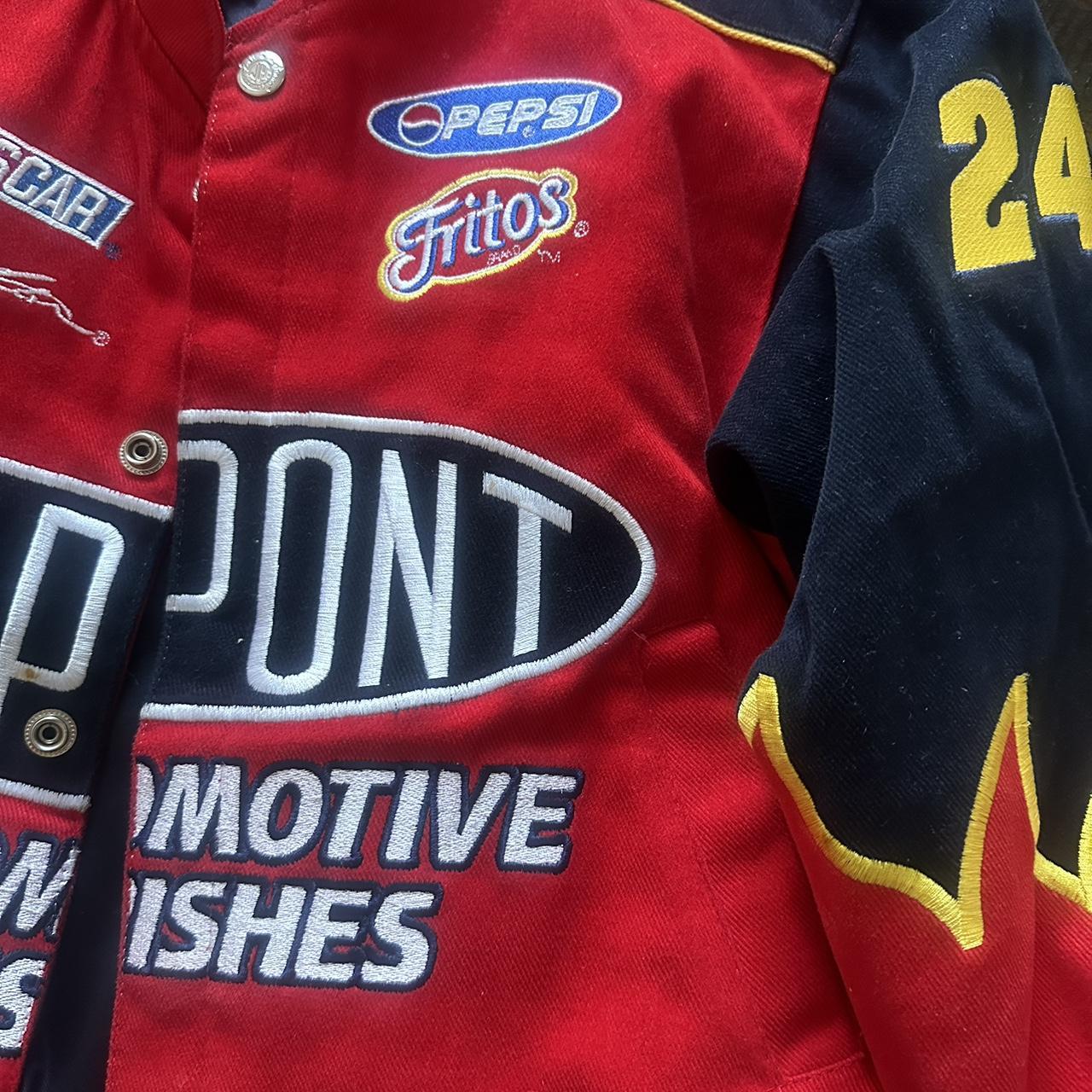 Vintage Y2K NASCAR Dupont Racing Jacket Jeff Gordon Pepsi Fritos #24 Chase Authentics Bomber