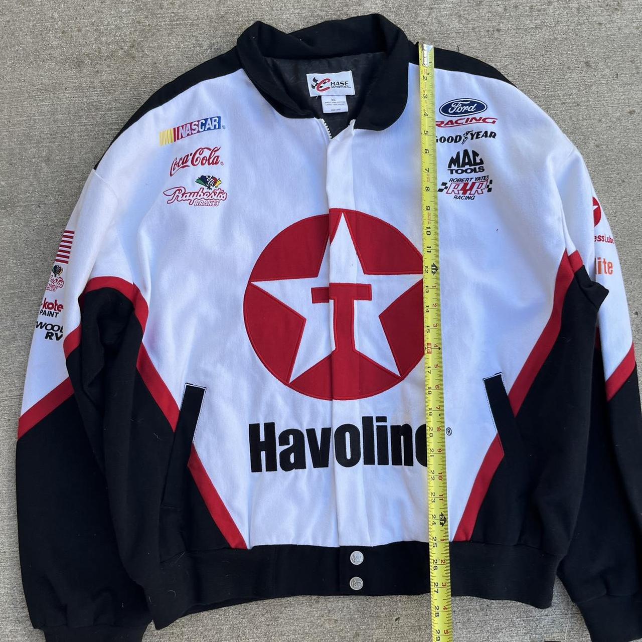 New NASCAR Ricky Rudd Texaco Havoline Racing Jacket Ford Goodyear Mac Tools Coca-Cola Chase Authentics Bomber