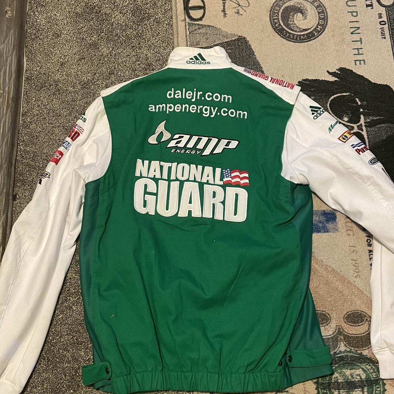 JR Nation 2010s NASCAR Dale Earnhardt Jr AMP ENERGY Racing Jacket Mountain Dew National Guard Goodyear Bomber