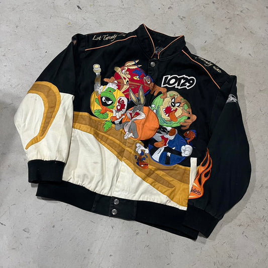 Vintage 90s Lot 29 Looney Tunes Racing Jacket