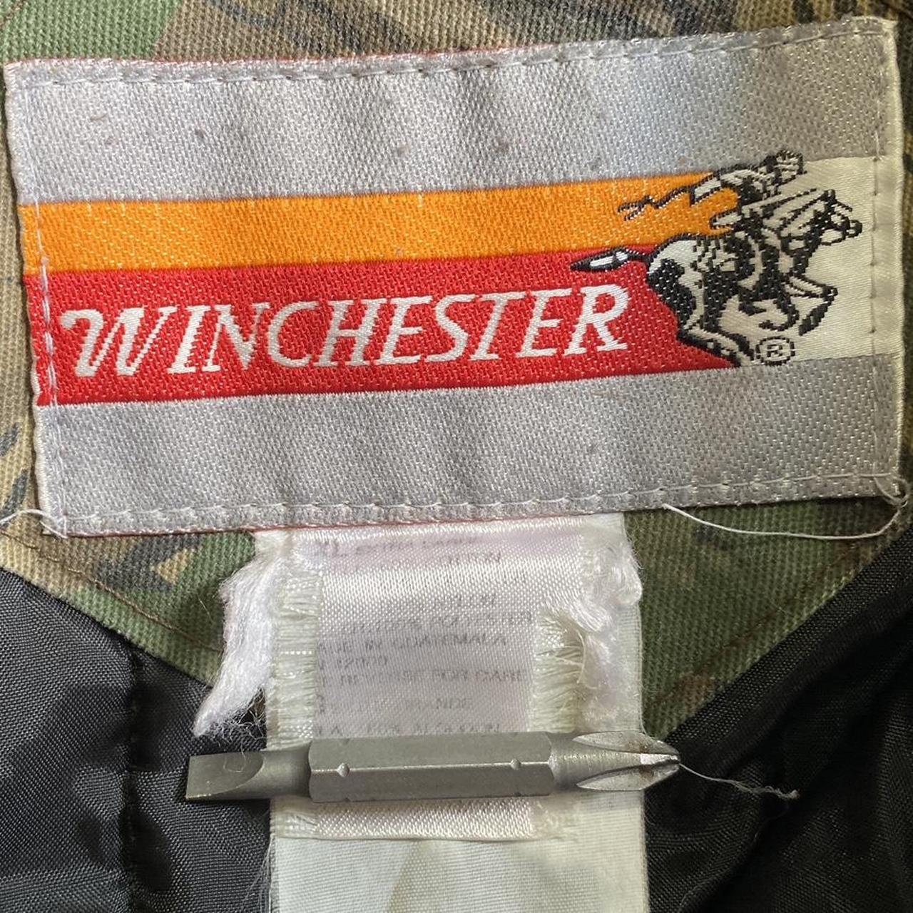 Vintage 90s Winchester Trebark Camo Bomber Style Jacket