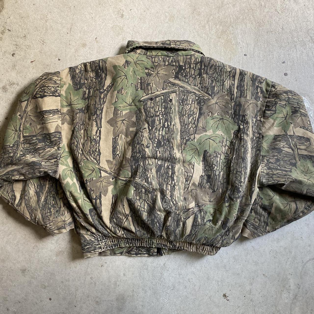 Vintage 90s Winchester Trebark Camo Bomber Style Jacket