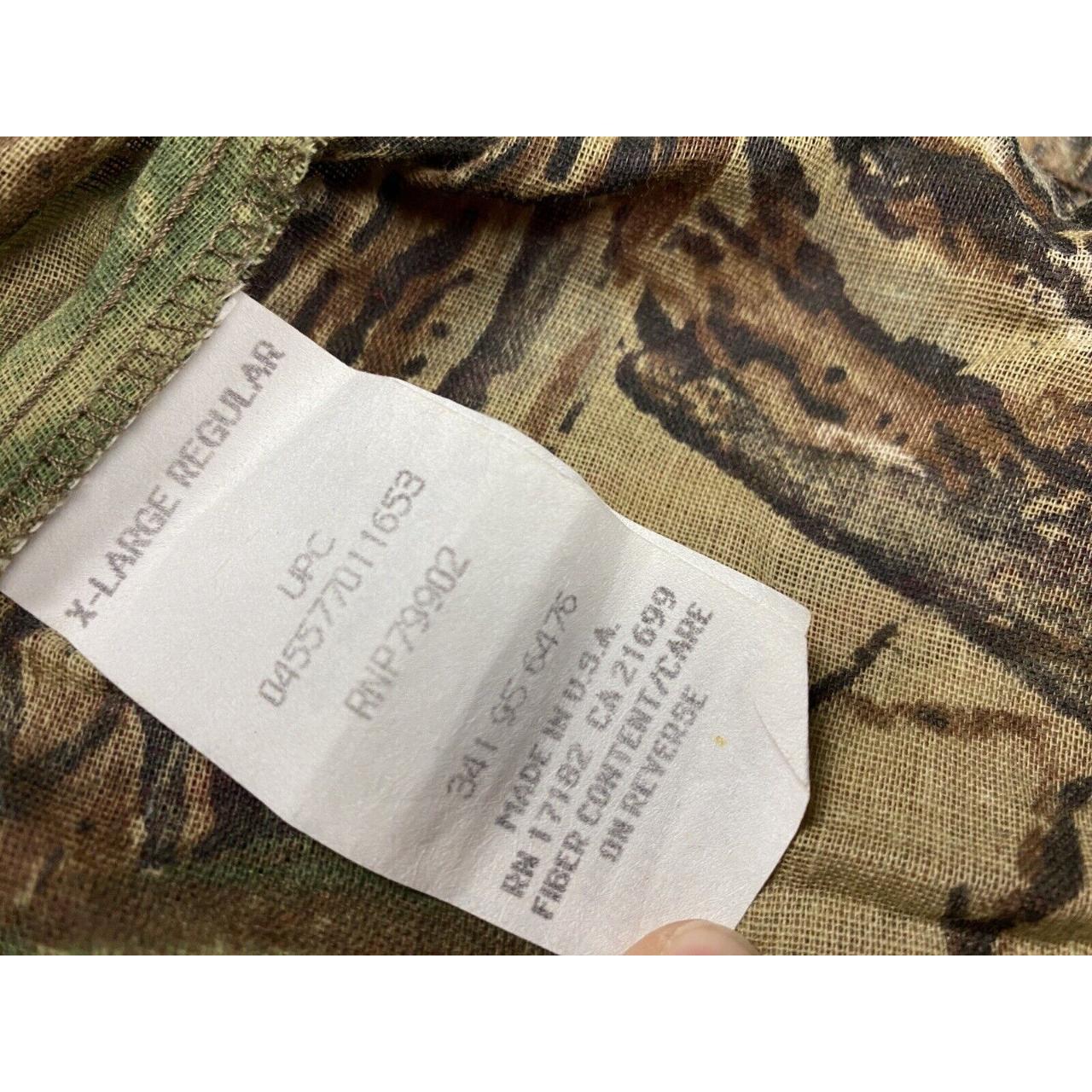 Vintage 90s Hunting Camo Pants Mens Extra Large Cargo USA Realtree Camouflage Overalls