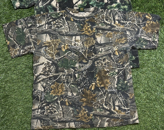 Vintage Cabela's Camouflage Seclusion 3D T-Shirt