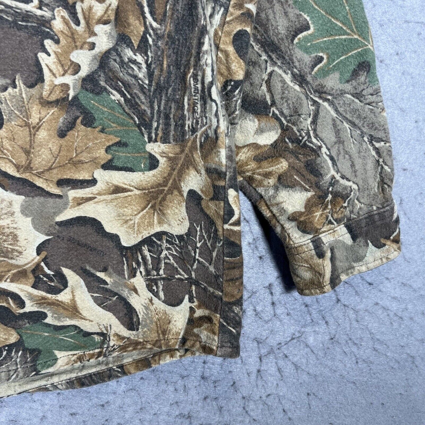 Vintage USA 90s A1 Oak Dale Outdoors Pocket Camouflage Camo Long Sleeve Button Up Shirt