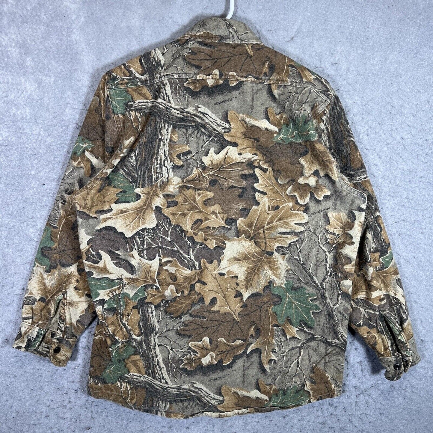 Vintage USA 90s A1 Oak Dale Outdoors Pocket Camouflage Camo Long Sleeve Button Up Shirt