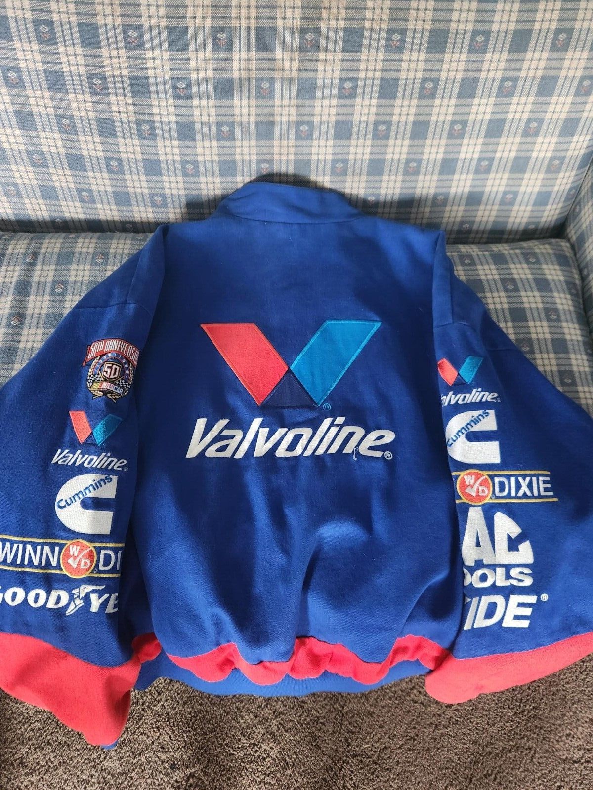 Y2K NASCAR Mark Martin Valvoline Cummins Racing Jacket Mac Tools Racing Champions Bomber