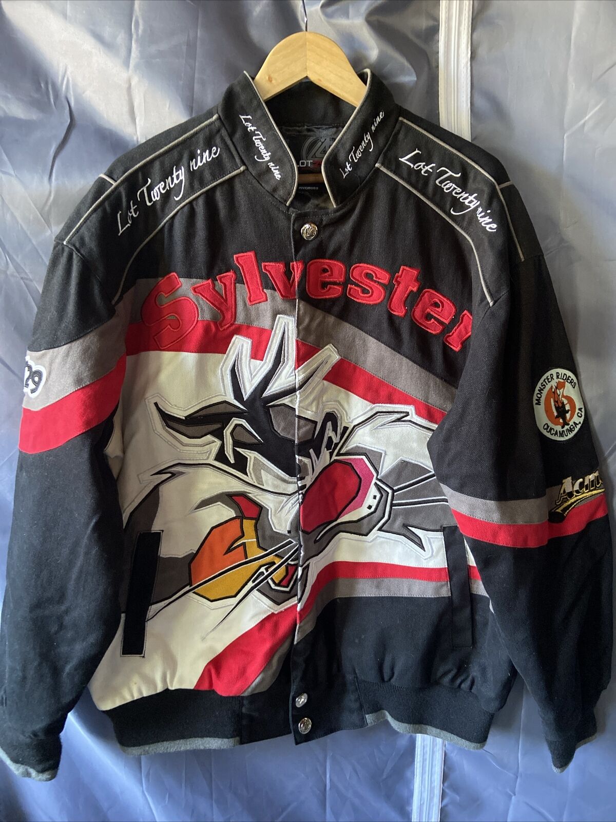 Vintage 90s Sylvester & Tweety LOT 29 Looney Tunes Racing Jacket