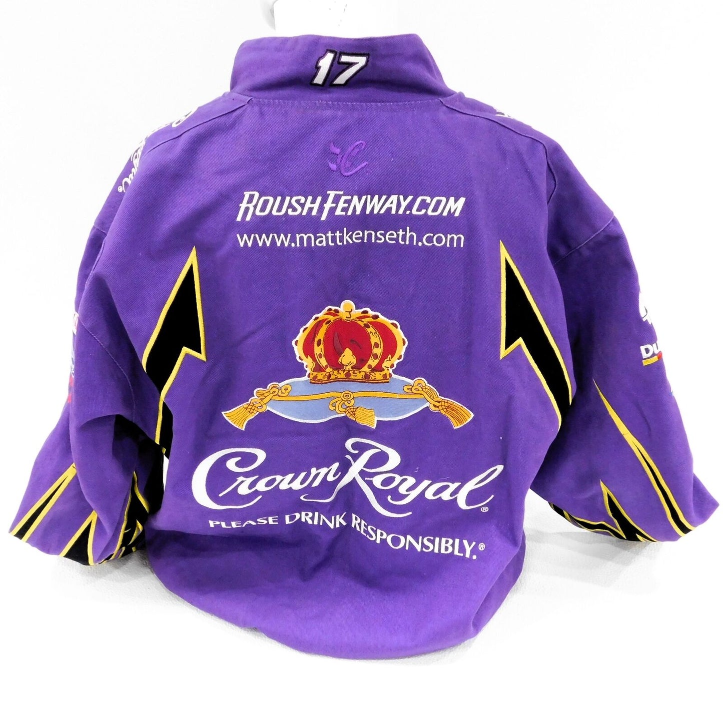 Crown Royal Racing Jacket Y2K NASCAR Ford Valvoline Mac Tools Matt Kenseth Chase Authentics Bomber