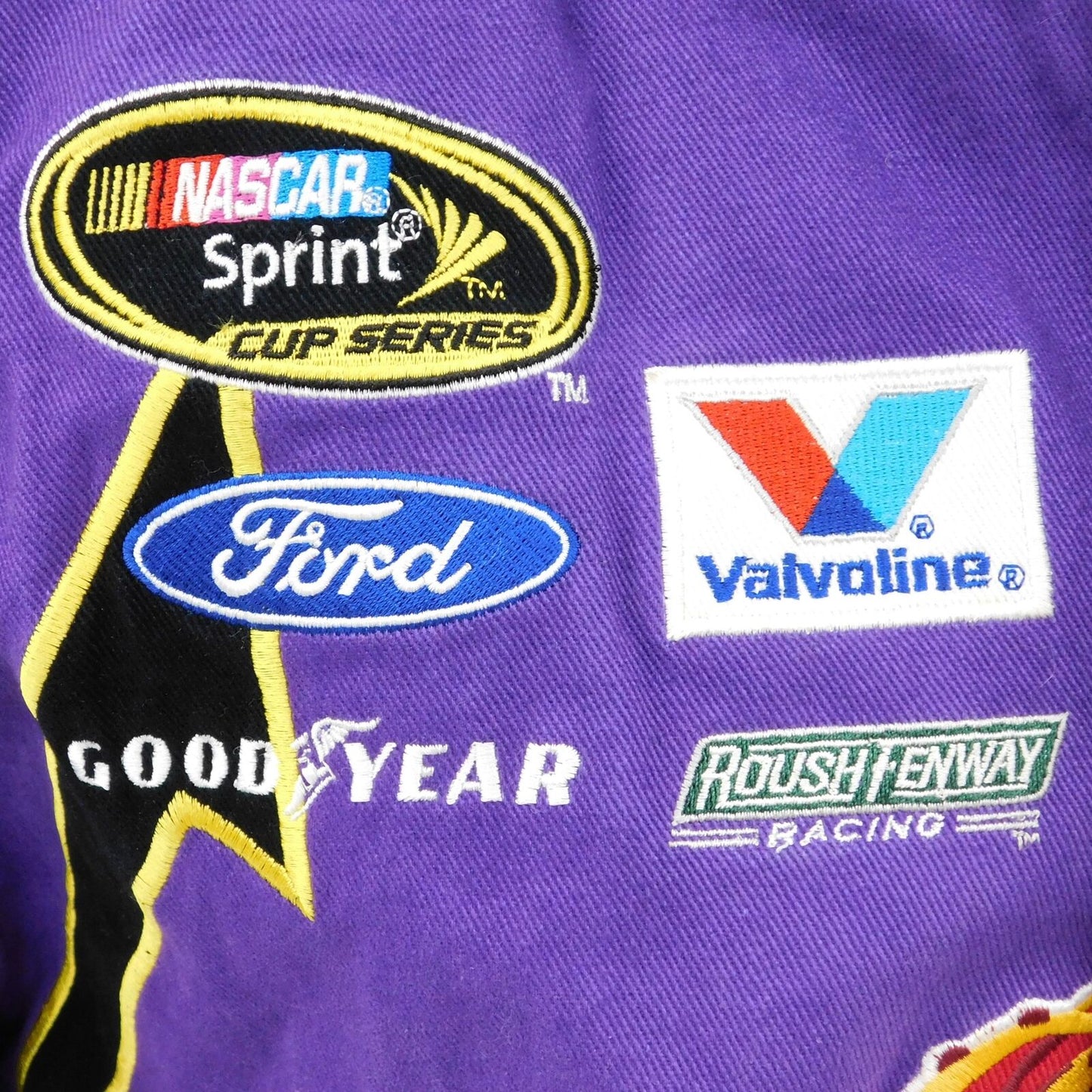 Crown Royal Racing Jacket Y2K NASCAR Ford Valvoline Mac Tools Matt Kenseth Chase Authentics Bomber