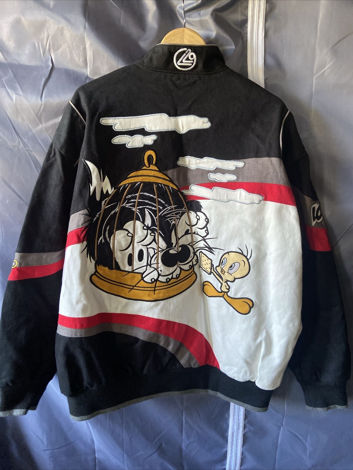 Vintage 90s Sylvester & Tweety LOT 29 Looney Tunes Racing Jacket