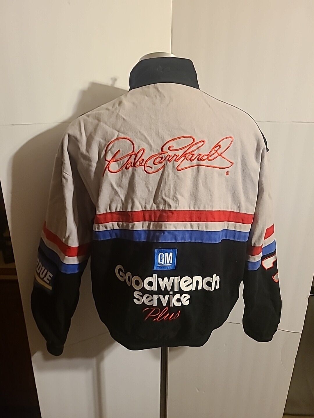 Vintage 90s NASCAR Dale Earnhardt Goodwrench Racing Jacket Coca-Cola Snap-on Burger King Chase Authentics Bomber