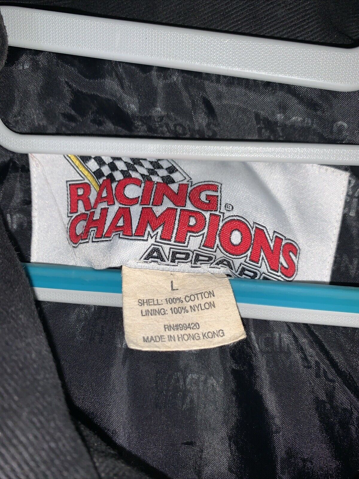 Vintage 90s NASCAR Jeff Burton Exide Batteries Goodyear Mac Tools Racing Jacket Winston Cup Ford Racing Champions Bomber