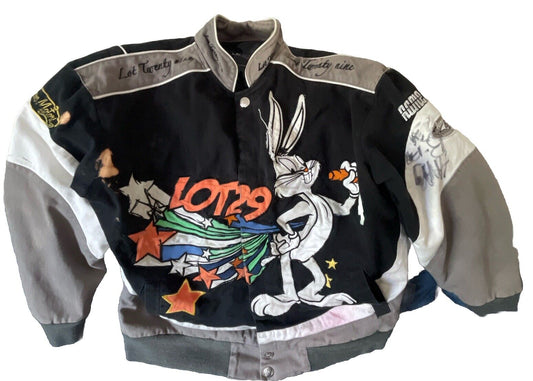 Vintage Lot 29 Bugs Bunny Racing Jacket Looney Tunes Bomber