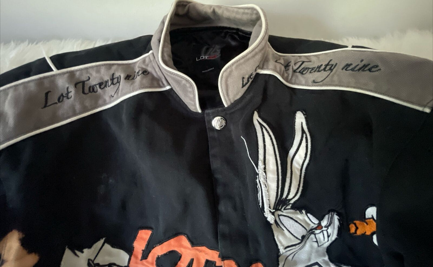 Vintage Lot 29 Bugs Bunny Racing Jacket Looney Tunes Bomber