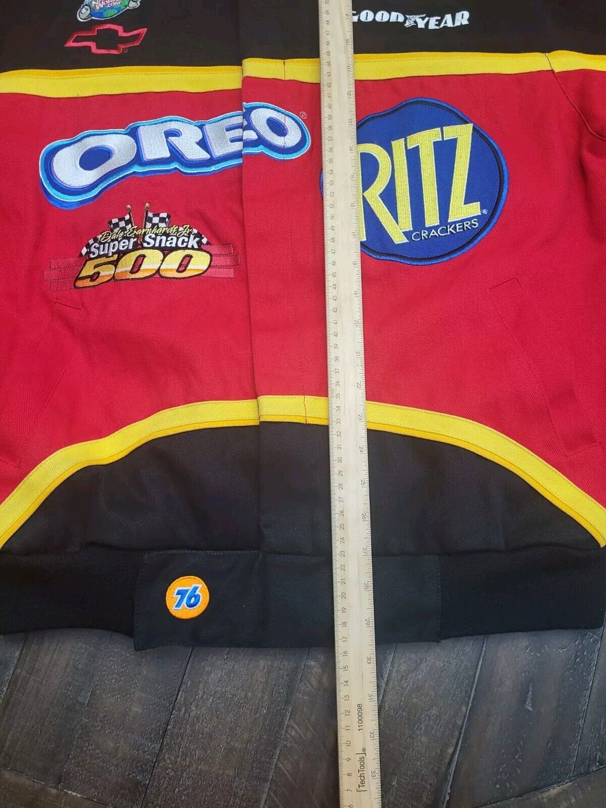 Vintage 90s Oreo Ritz Racing Jacket NASCAR Dale Earnhardt Jr Jeff Hamilton Bomber