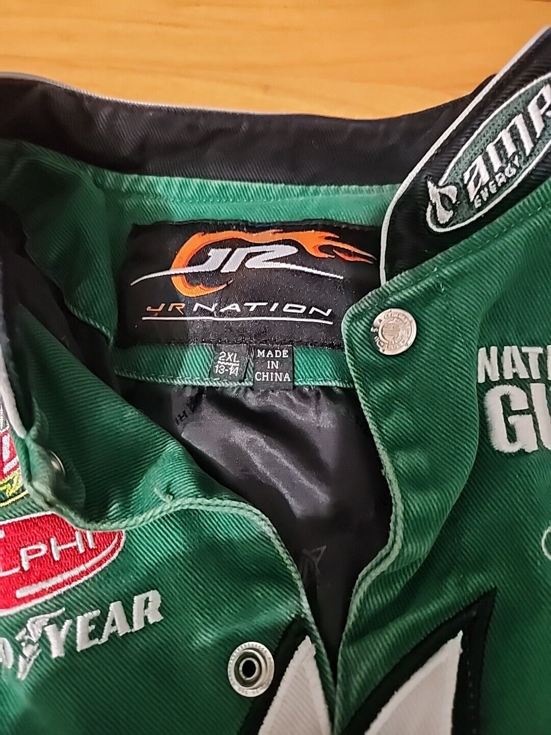 NASCAR Dale Earnhardt Jr 2010s AMP Energy Racing Jacket #88 Mountain Dew JR Nation Bomber