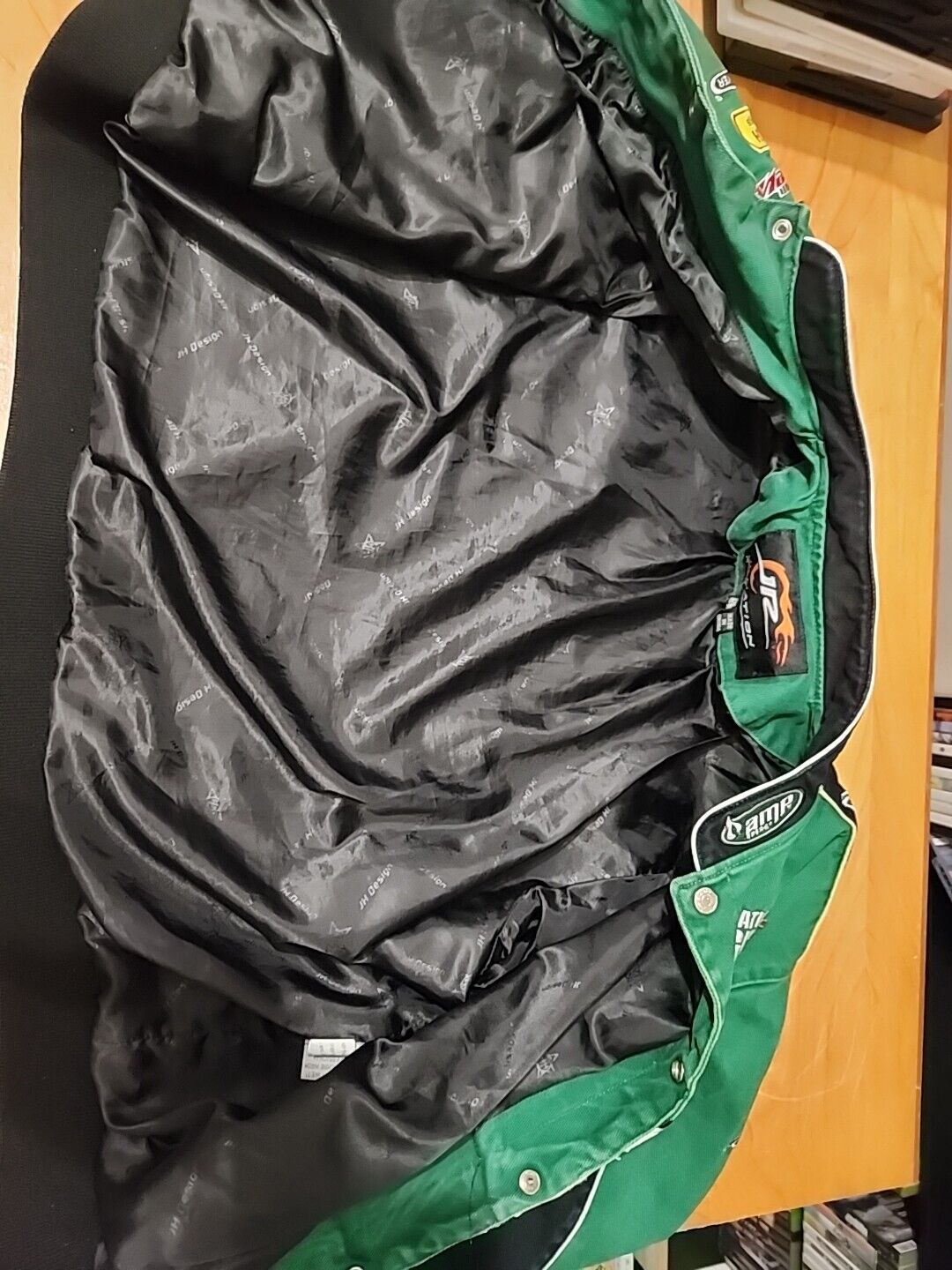 NASCAR Dale Earnhardt Jr 2010s AMP Energy Racing Jacket #88 Mountain Dew JR Nation Bomber