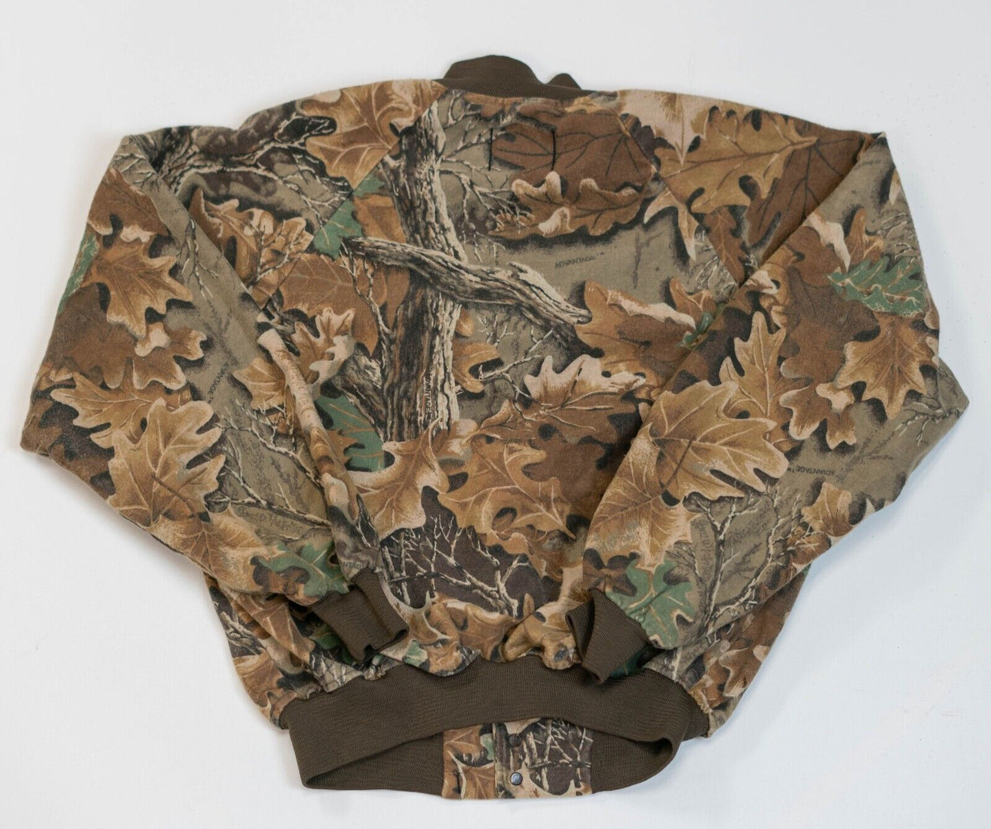 Vintage 90s Rattlers Brand Camo Bomber Jacket