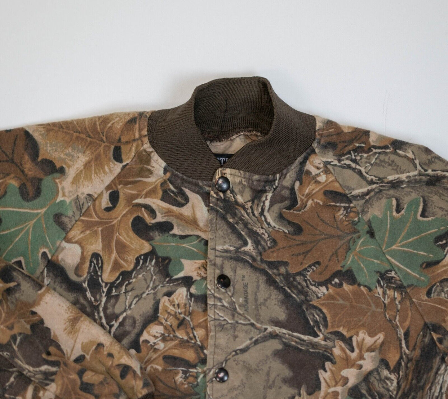 Vintage 90s Rattlers Brand Camo Bomber Jacket