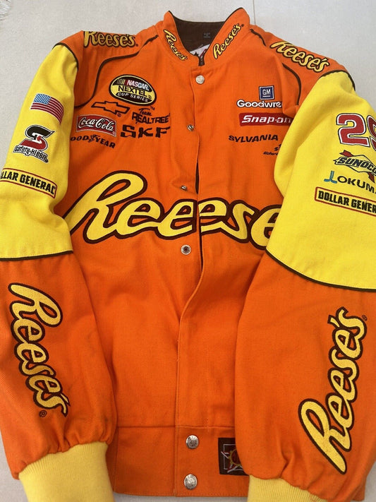 Reese's Peanut Butter Cups NASCAR Racing Jacket Kevin Harvick #2 Chase Authenics Bomber