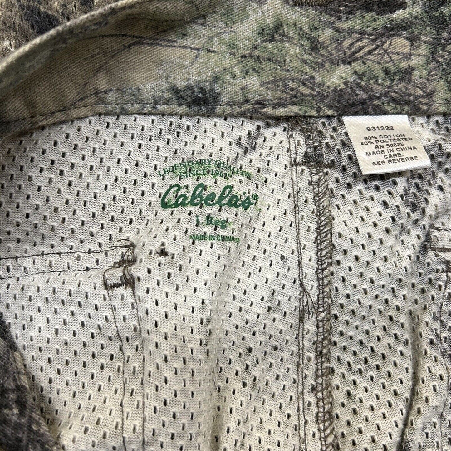 Cabelas Open Country Camouflage Adjustable Hunting Wide Cargo Open Country Camo Pants