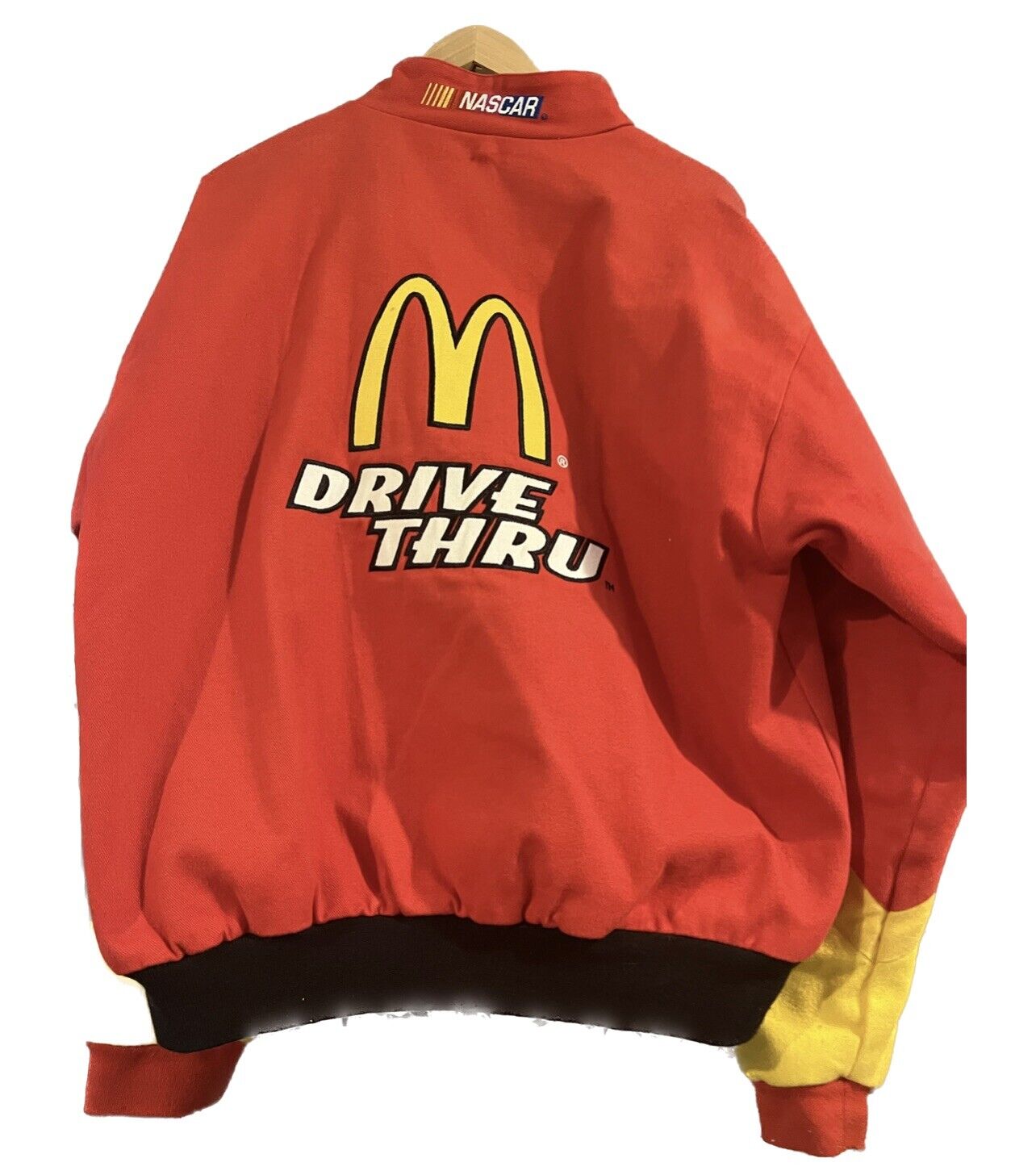 Vintage 90s McDonald's Bill Elliot NASCAR Coco-Cola Snap-on Racing Jacket