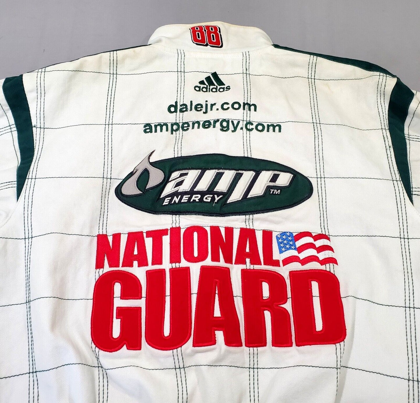 AMP 2010s Energy NASCAR Racing Jacket Dale Earnhardt Jr #88 National Guard Chase Authentics Bomber