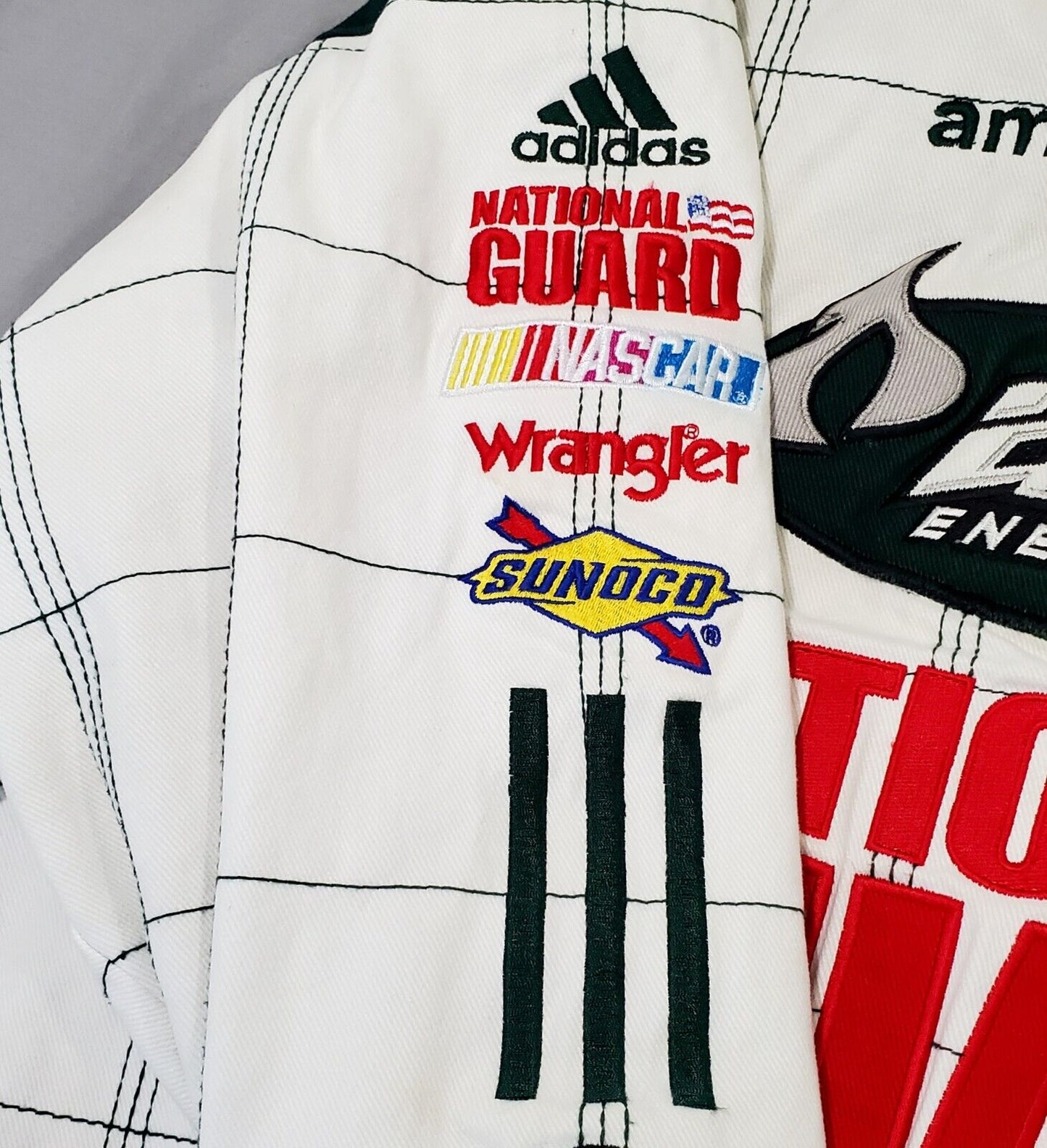 AMP 2010s Energy NASCAR Racing Jacket Dale Earnhardt Jr #88 National Guard Chase Authentics Bomber