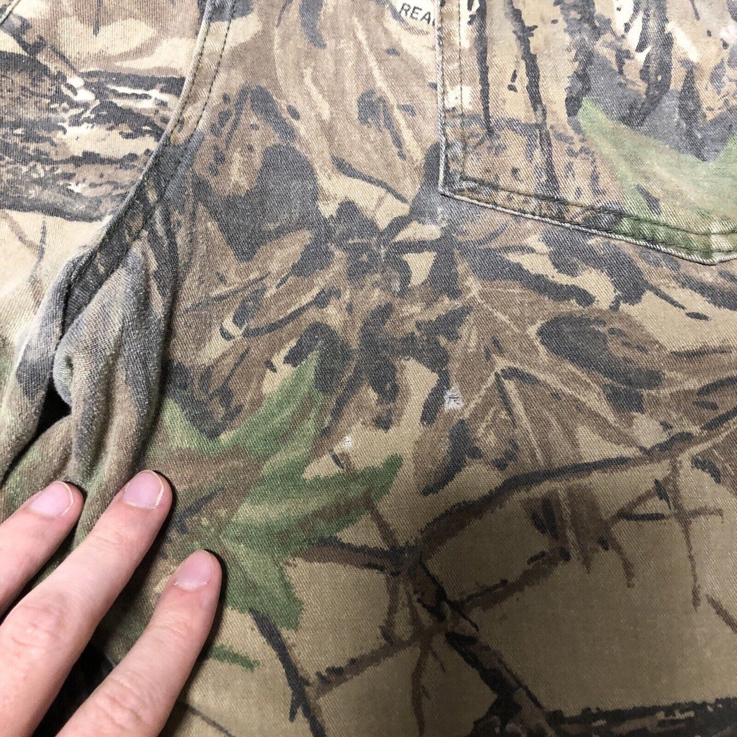 Vintage 90s Realtree Camo Cargo Pants 36x32 Hunting Skater Baggy USA