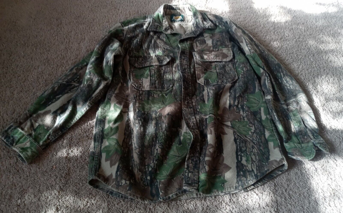 Vintage 90s Cabela's Long Sleeve Button Up Camo Shirt