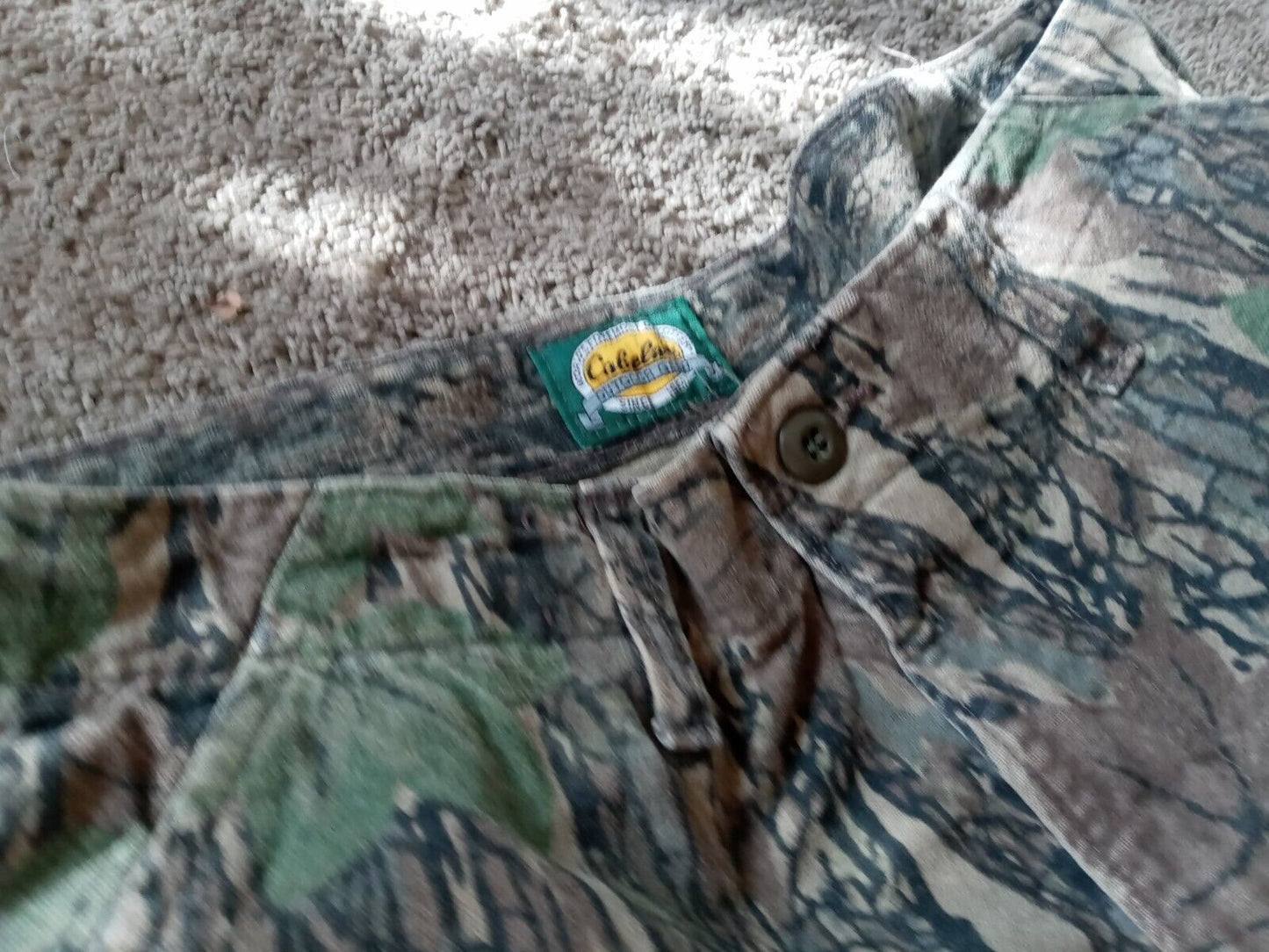 Cabelas 90s Camouflage Hunting Wide Cargo Camo Pants