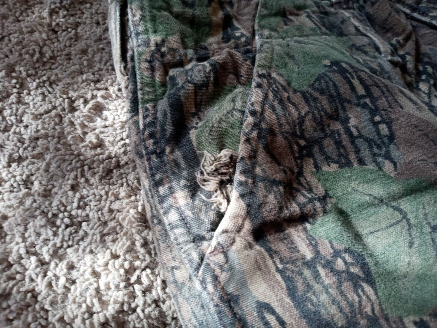 Cabelas 90s Camouflage Hunting Wide Cargo Camo Pants