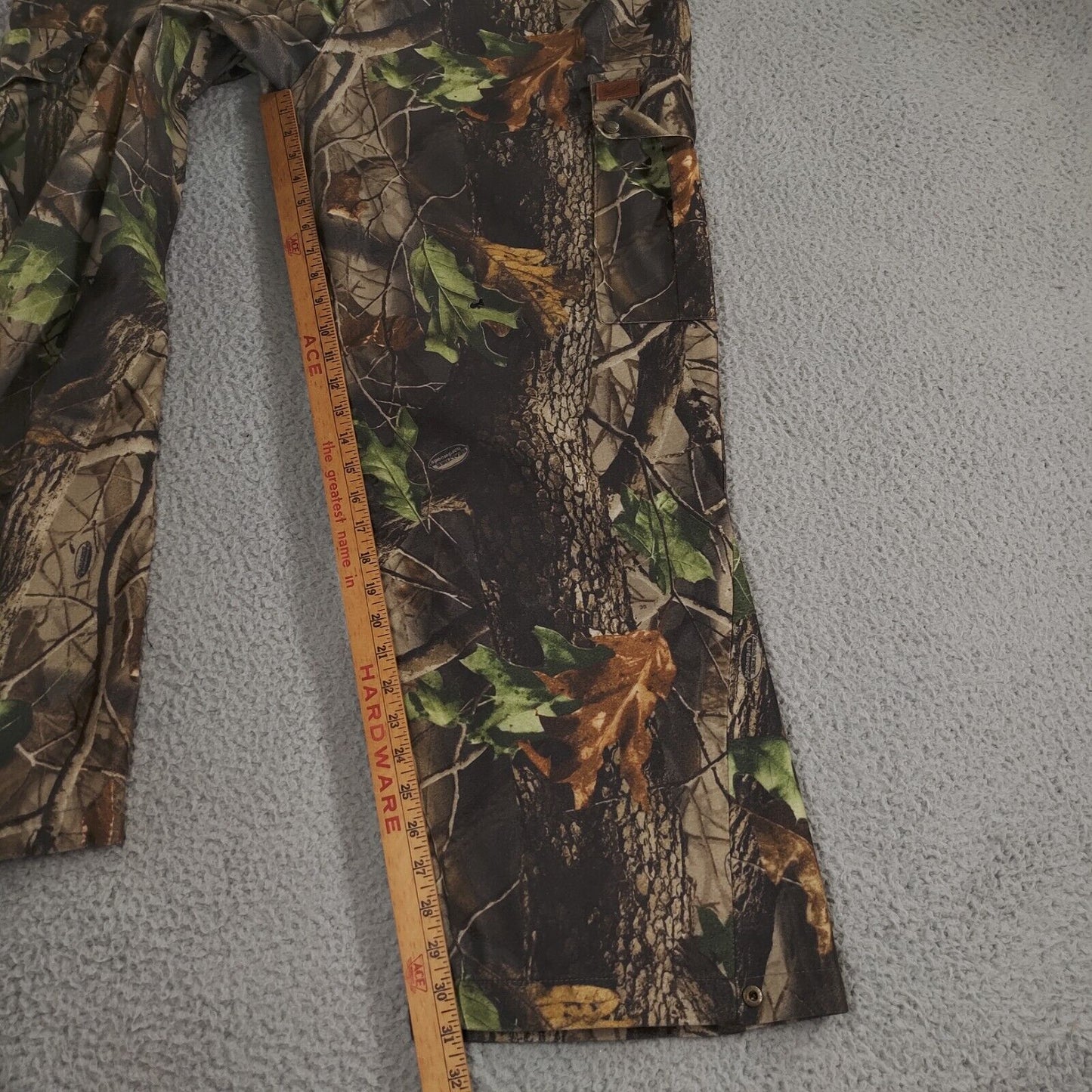 Woolrich Camouflage Camo Pants Hardwoods Green Hunting Realtree Cargo