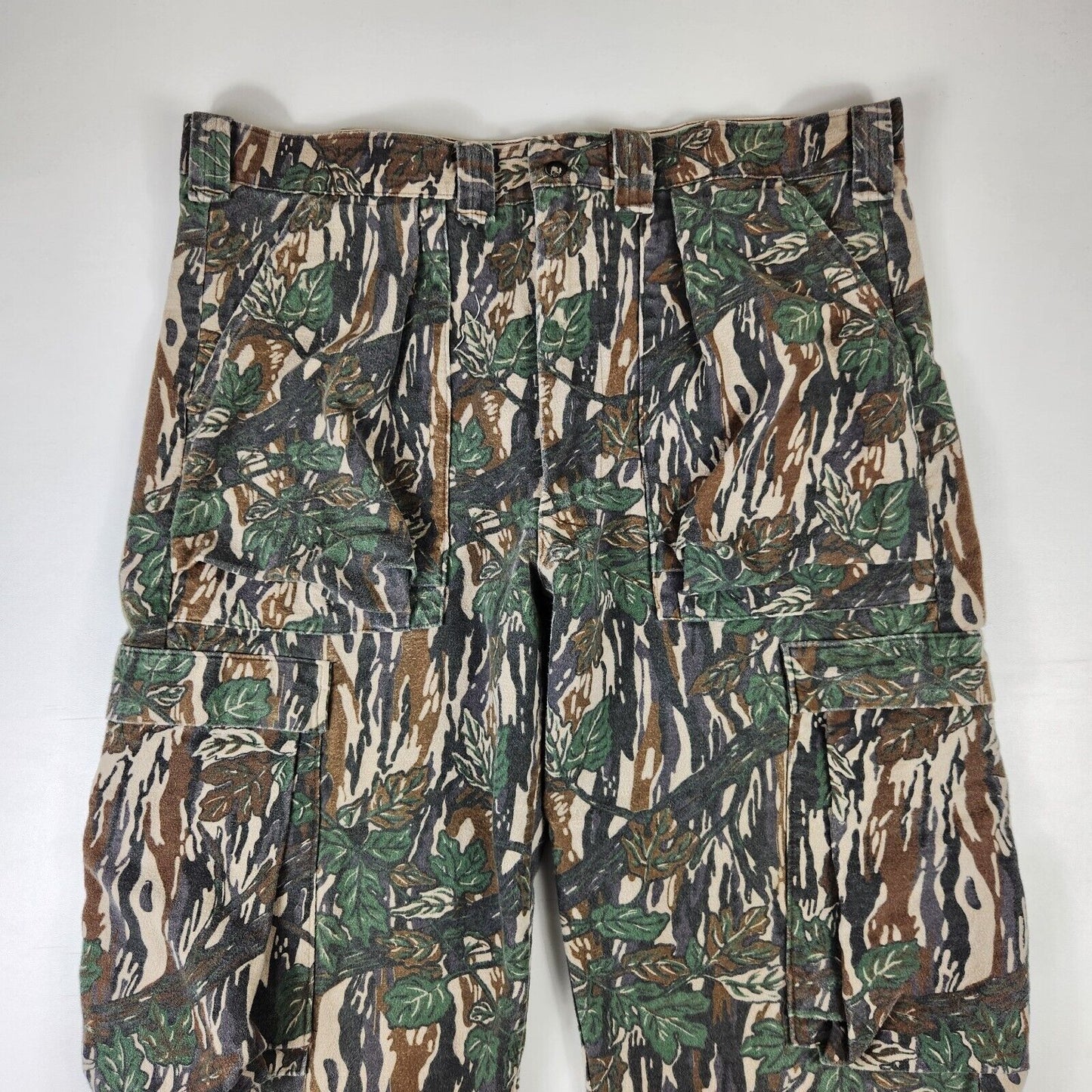 Vintage Ideal Camo Pants Camouflage Cargo Hunting Men’s USA Made 90s