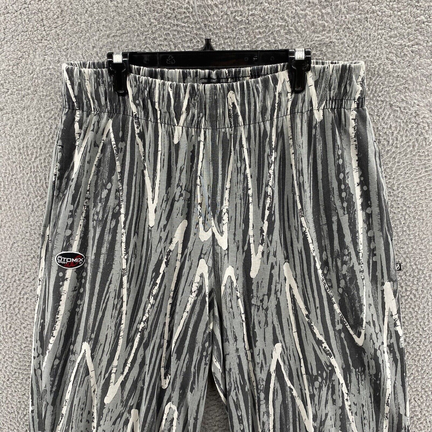 Vintage 90s Otomix Pants Jackson Pollack Abstract Art Baggy Parachute MC Hammer