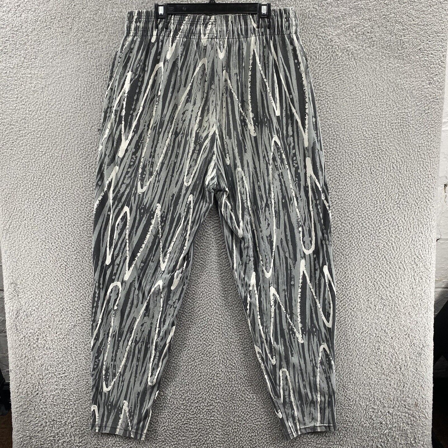 Vintage 90s Otomix Pants Jackson Pollack Abstract Art Baggy Parachute MC Hammer